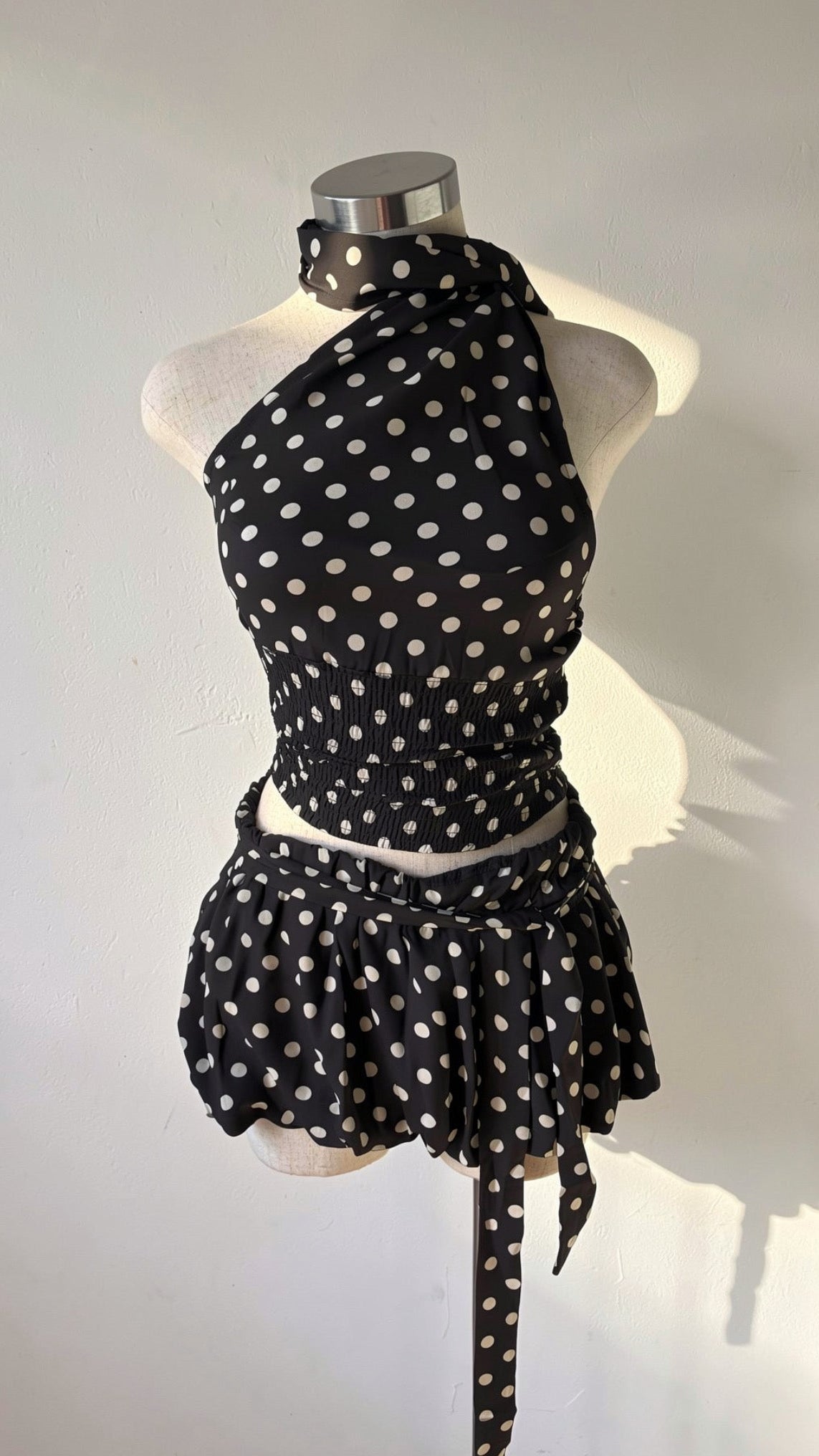 Micro skirt set