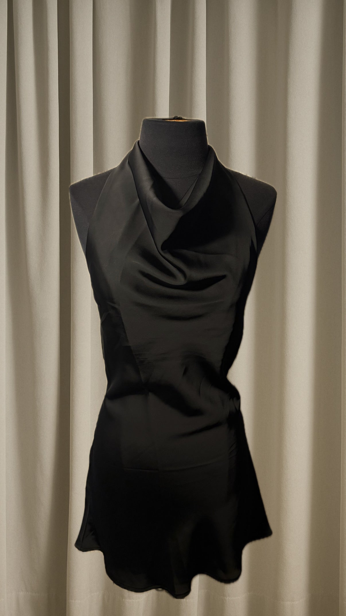 Black Satin dress