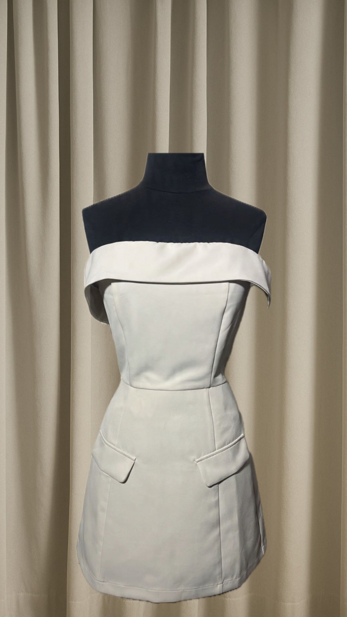 creme dress