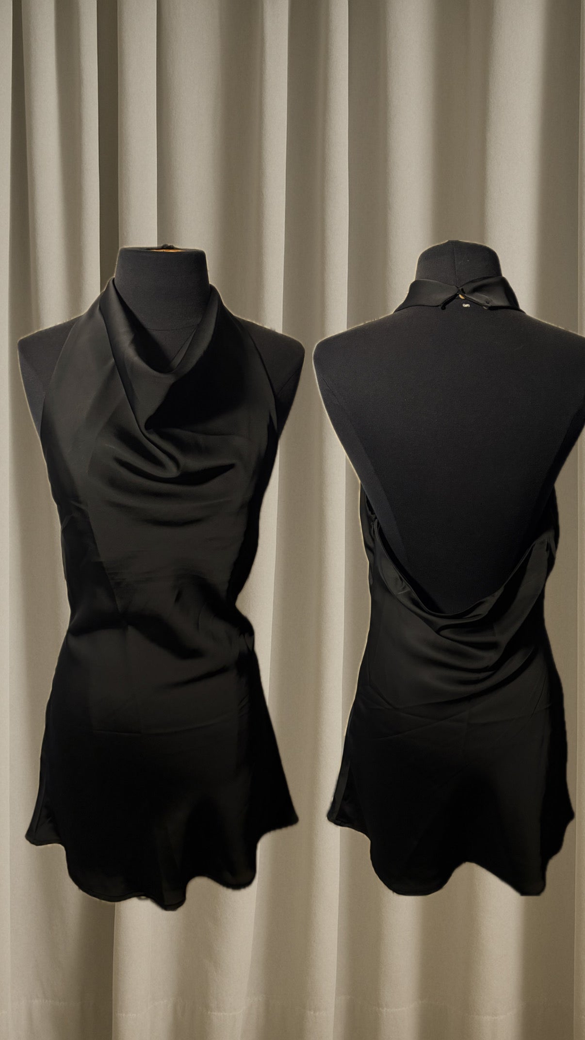 Black Satin dress