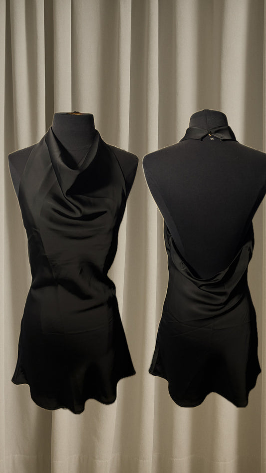 Black Satin dress