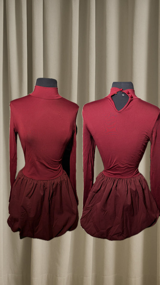 Wine dress